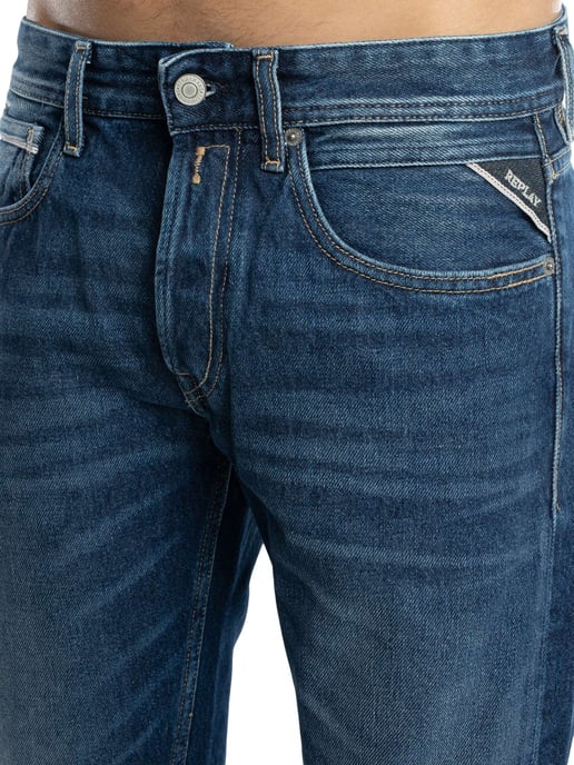 Replay Grover Straight Jeans, Blau - Image 5