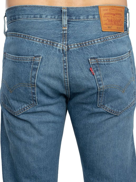 Levi's 501 Original Thermodapt Jeans, Blau - Image 4