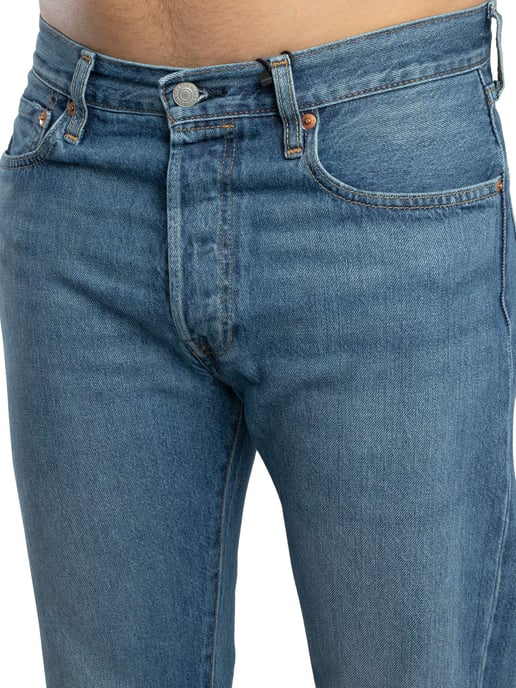 Levi's 501 Original Thermodapt Jeans, Blau - Image 5