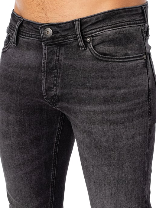 Jack & Jones Glenn Original 817 Slim Jeans, Schwarz - Image 5