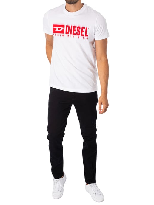 Diesel Slim-Jeans Von D-Strukt, Schwarz - Image 6