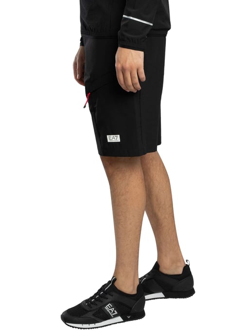 EA7 Leichte Cargo-Shorts, Schwarz - Image 2