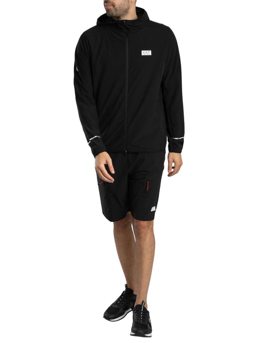 EA7 Leichte Cargo-Shorts, Schwarz - Image 6