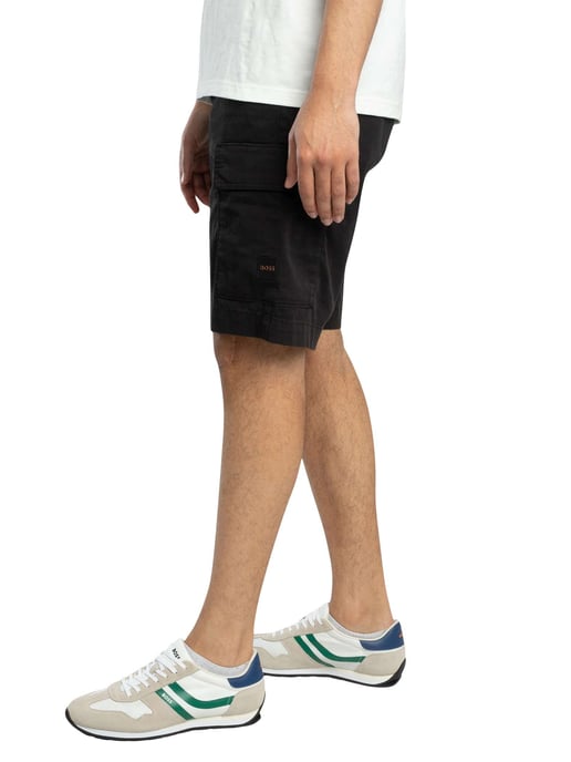 BOSS Sisla Relaxed Cargo Shorts, Schwarz - Image 2