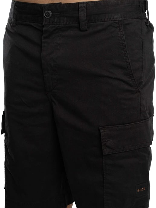 BOSS Sisla Relaxed Cargo Shorts, Schwarz - Image 5
