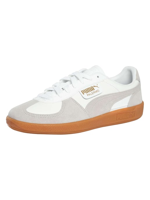 Puma Palermo Leder-Sneaker, Weiß - Image 1