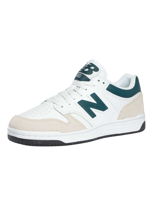 New Balance 480 Lederturnschuhe, Weiß - Image 1