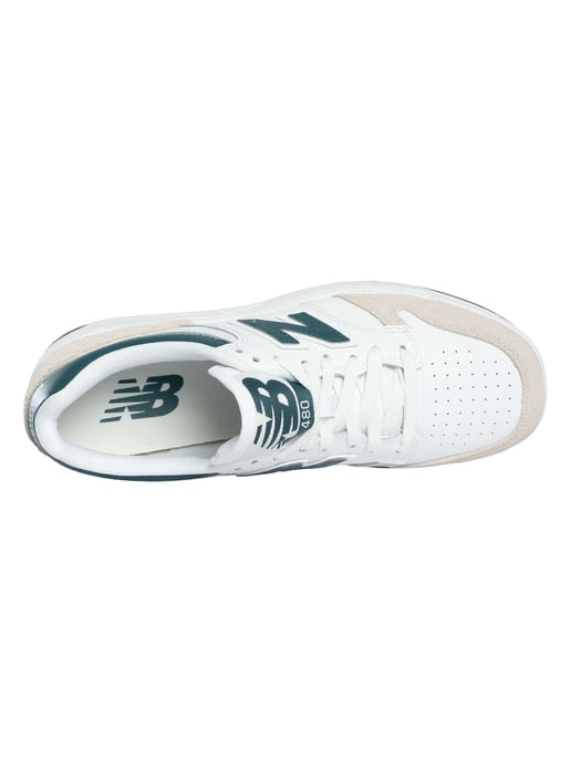 New Balance 480 Lederturnschuhe, Weiß - Image 6