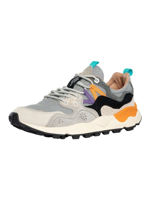 Flower Mountain Yamano Wildleder-Sneaker, Weiß - Image 1