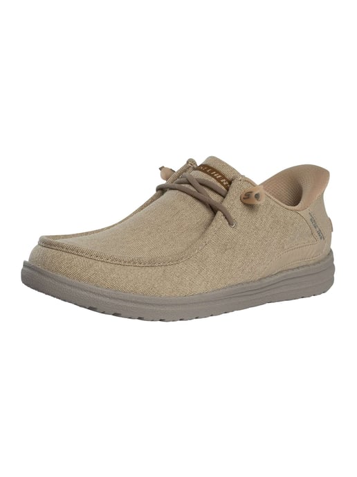 Skechers Slip-Ins Relaxed Fit Melson Sneaker, Beige - Image 1