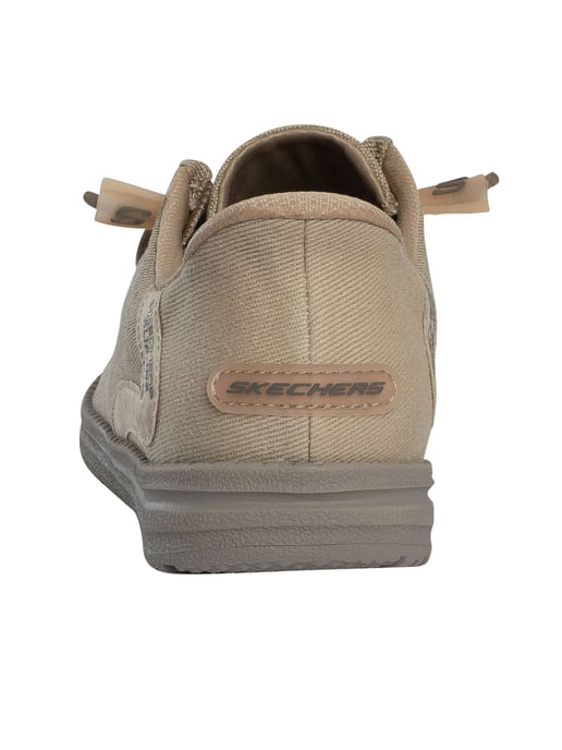 Skechers Slip-Ins Relaxed Fit Melson Sneaker, Beige - Image 5
