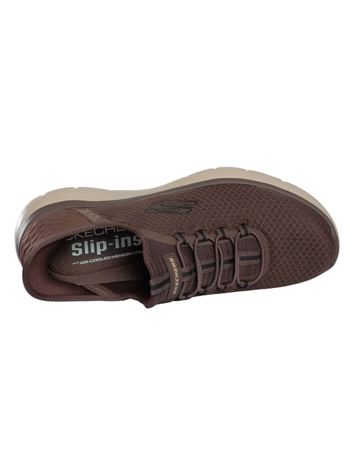 Skechers Slip-Ins Summits High Range Trainer, Braun - Image 6
