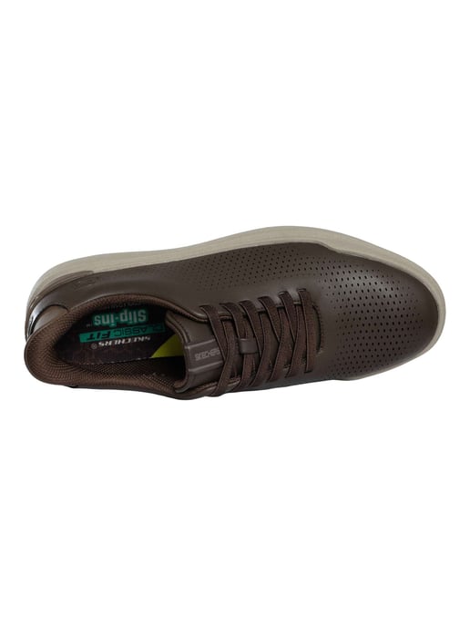 Skechers Slip-Ins Owen Connell Trainers, Braun - Image 6