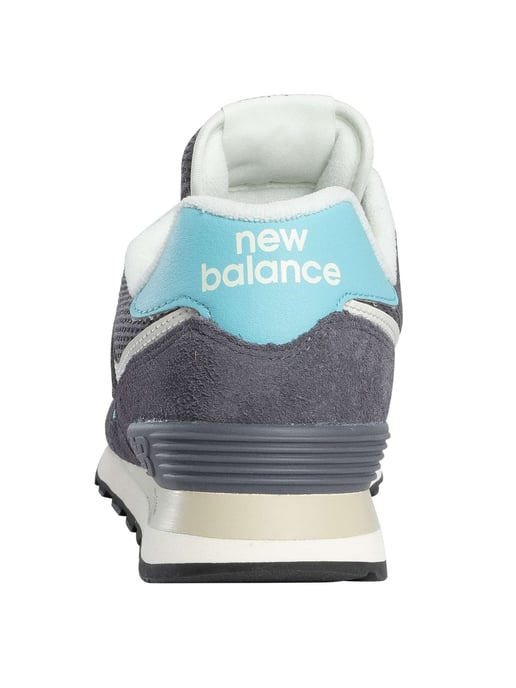 New Balance 574 Wildleder Trainer, Grau - Image 5
