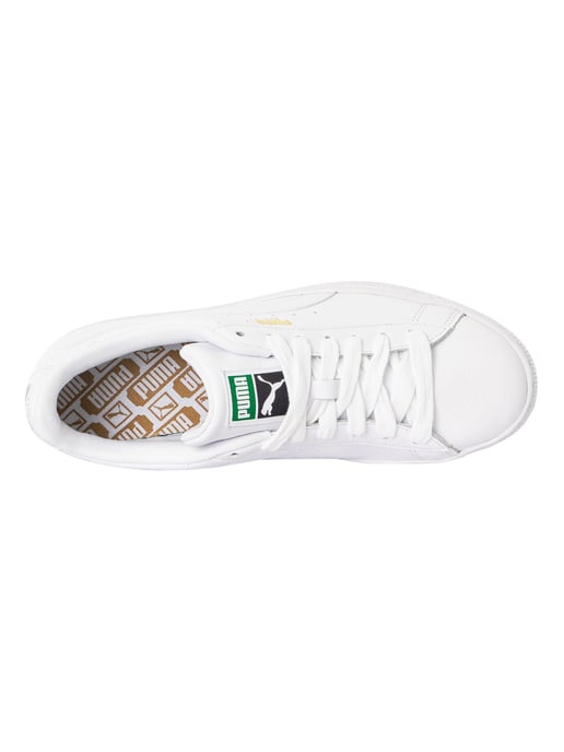 Puma Basket Klassische Leder-Sneaker, Weiß - Image 6