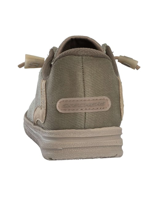Skechers Melson Coronado Sneaker Zum Hineinschlüpfen Mit Entspannter Passform, Grün - Image 5