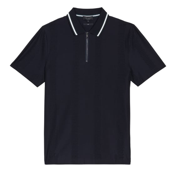 Ted Baker Orbite Slim Fit Jacquard T-polohemd - Image 1