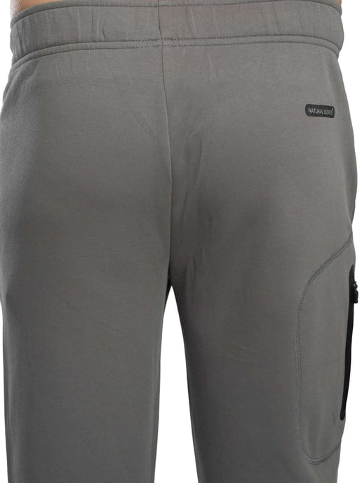 EA7 Jogginghose Mit Seitlichem Reißverschluss Und Logo, Grau - Image 4