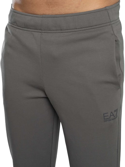 EA7 Jogginghose Mit Seitlichem Reißverschluss Und Logo, Grau - Image 5