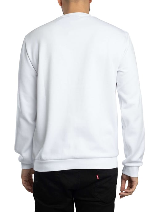 EA7 Sweatshirt Mit Logo-Band, Weiß - Image 3