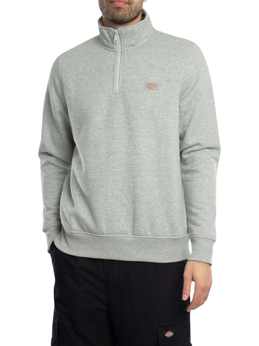 Dickies Oakport Sweatshirt Mit Viertelreißverschluss, Grau - Image 2
