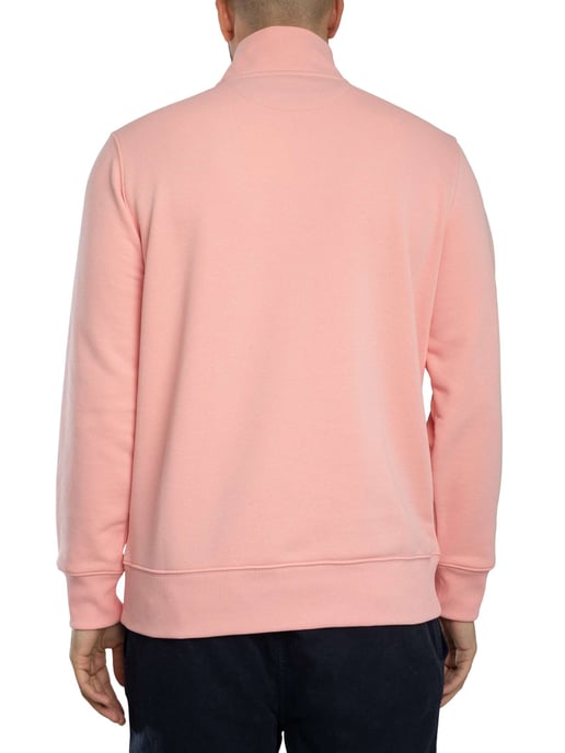 GANT Sweatshirt Mit 1/4-Reißverschluss Und Regulärem Schild, Rosa - Image 3