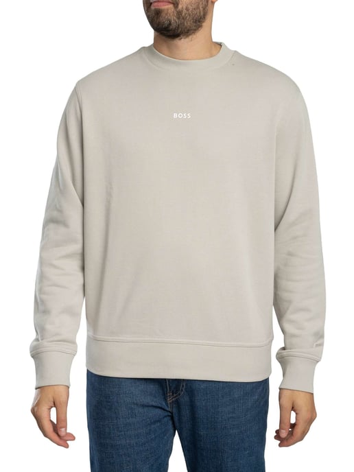 BOSS Wesmallcrew Sweatshirt, Grau - Image 1