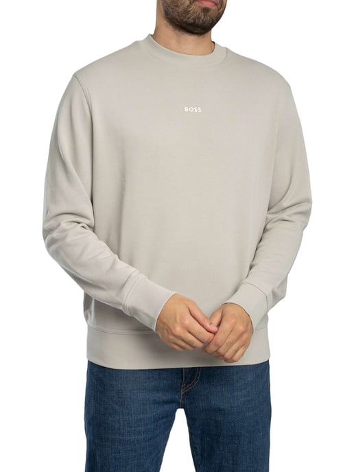 BOSS Wesmallcrew Sweatshirt, Grau - Image 2
