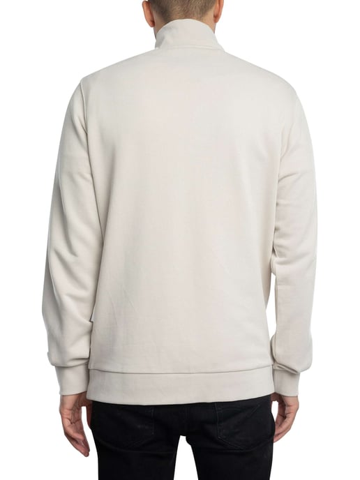 Lyle & Scott Loopback-Sweatshirt Mit Viertelreißverschluss, Beige - Image 3