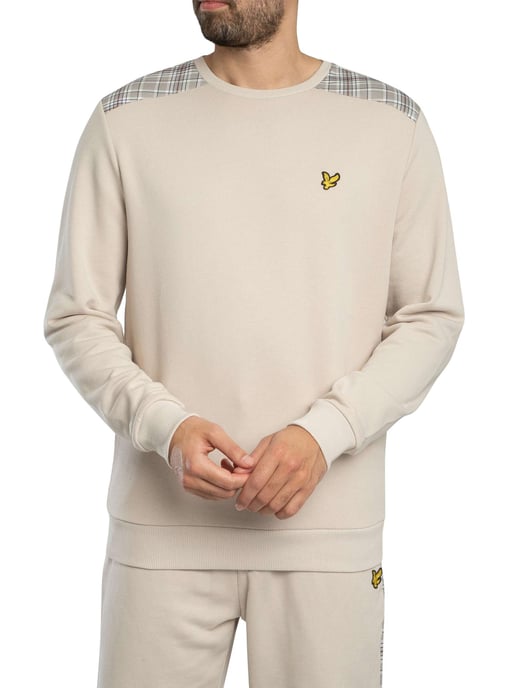 Lyle & Scott Sweatshirt Mit Karomuster, Beige - Image 2