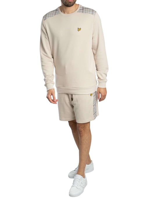 Lyle & Scott Sweatshirt Mit Karomuster, Beige - Image 5