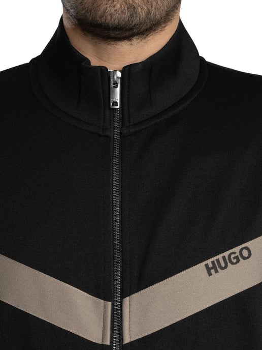 HUGO Darti Trainingsjacke, Schwarz - Image 5