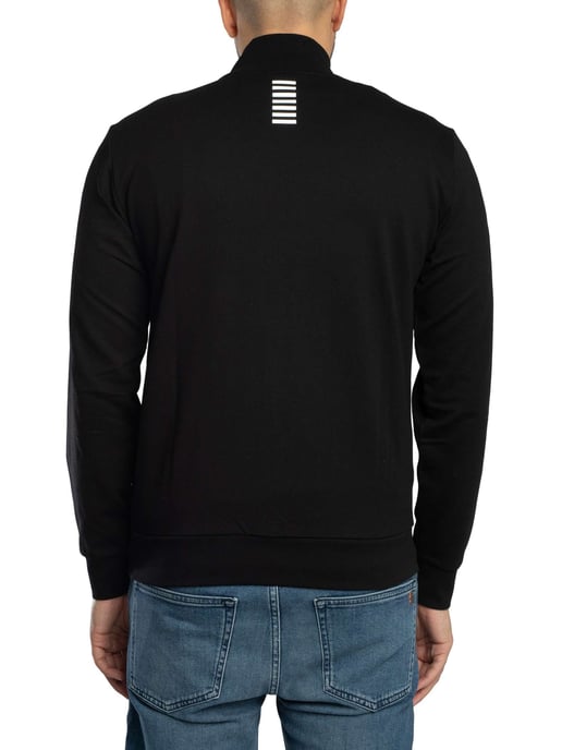 EA7 Aperta Zip Track Jacket, Schwarz - Image 3