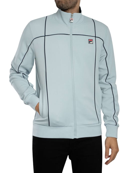Fila Armando Trainingsjacke Mit Kontrastierenden Paspeln, Blau - Image 1