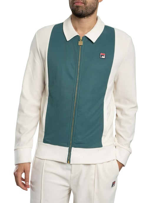 Fila Tommaso Cut &Amp; Sew Trainingsjacke, Grün - Image 1