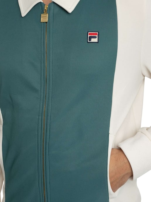 Fila Tommaso Cut &Amp; Sew Trainingsjacke, Grün - Image 4