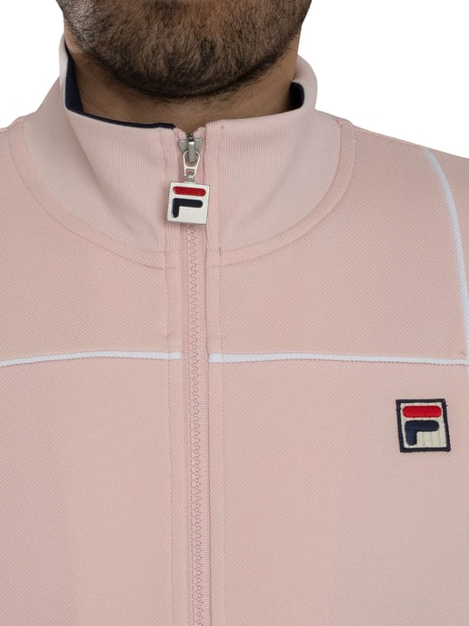 Fila Armando Trainingsjacke Mit Kontrastierenden Paspeln, Rosa - Image 5