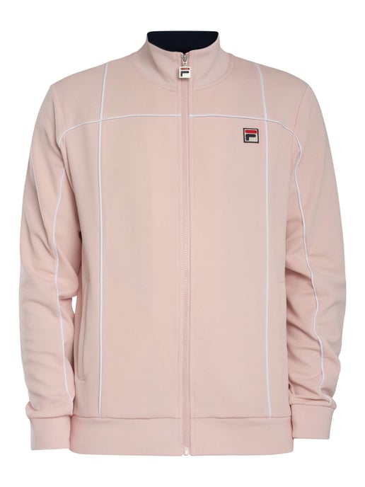 Fila Armando Trainingsjacke Mit Kontrastierenden Paspeln, Rosa - Image 6