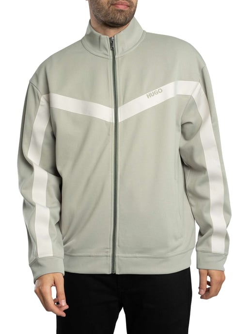 HUGO Darti Trainingsjacke, Grün - Image 2