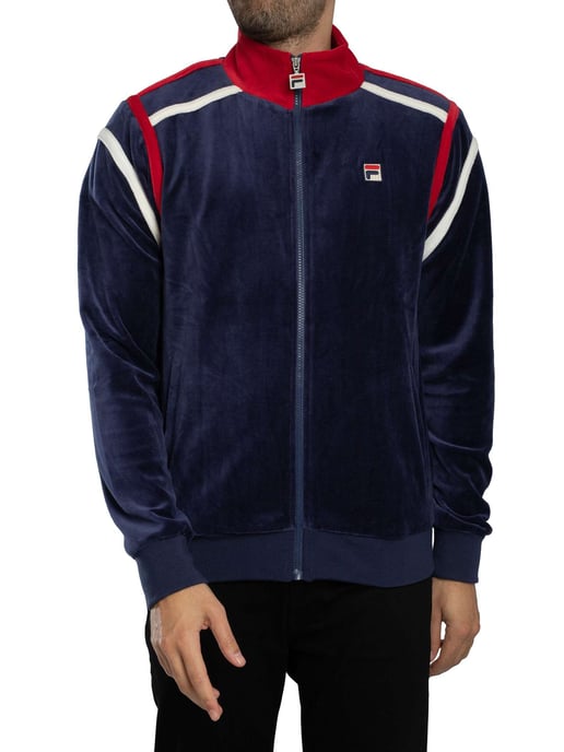 Fila Gabriele Trainingsjacke Mit Kontrasteinsatz, Blau - Image 2