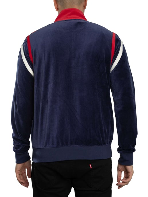 Fila Gabriele Trainingsjacke Mit Kontrasteinsatz, Blau - Image 3