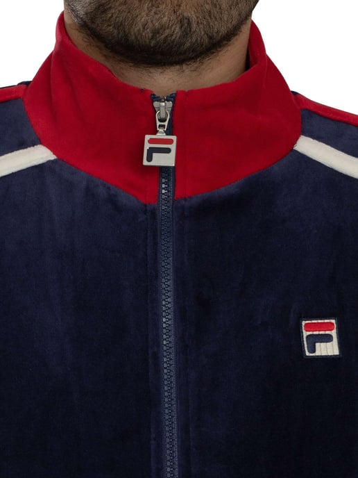 Fila Gabriele Trainingsjacke Mit Kontrasteinsatz, Blau - Image 5