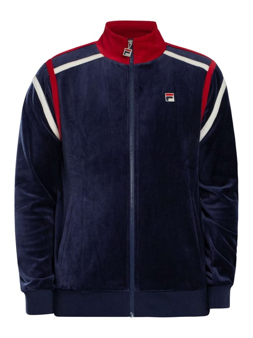 Fila Gabriele Trainingsjacke Mit Kontrasteinsatz, Blau - Image 6