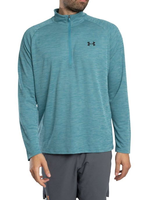 Under Armour Tech-Strukturierte Laufjacke, Blau - Image 1