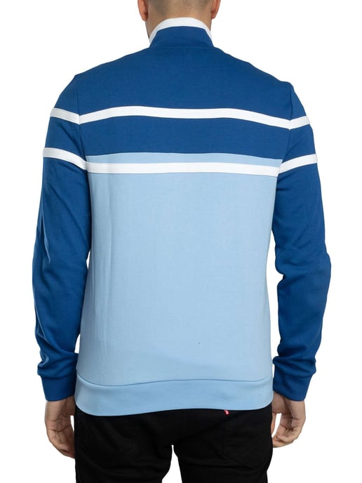 Fila Giovanni Trainingsjacke Mit Kontrasteinsätzen, Blau - Image 3