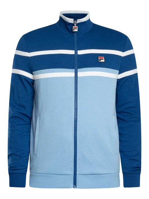 Fila Giovanni Trainingsjacke Mit Kontrasteinsätzen, Blau - Image 6