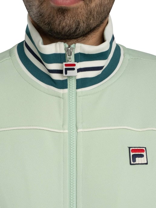 Fila Federico Track Jacket Mit Abgerundetem Kragen, Grün - Image 5
