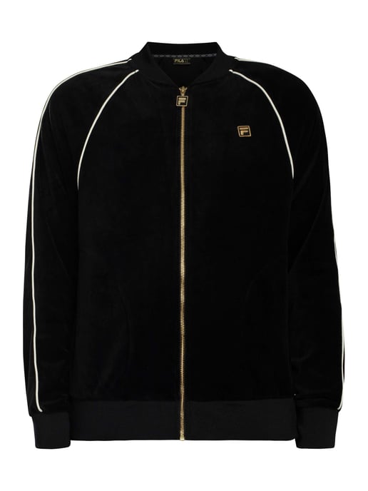 Fila Fell-Veloursjacke, Schwarz - Image 6