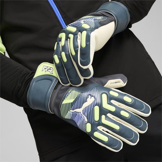 Puma - "Future" Torhüter-Handschuhe für Herren/Damen Unisex (Grau/Grün) - Image 5