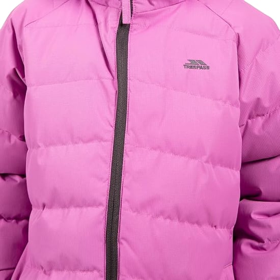 Trespass Kinder / Mädchen Steppjacke Amira mit Kapuze (Rosenrot) - Image 3